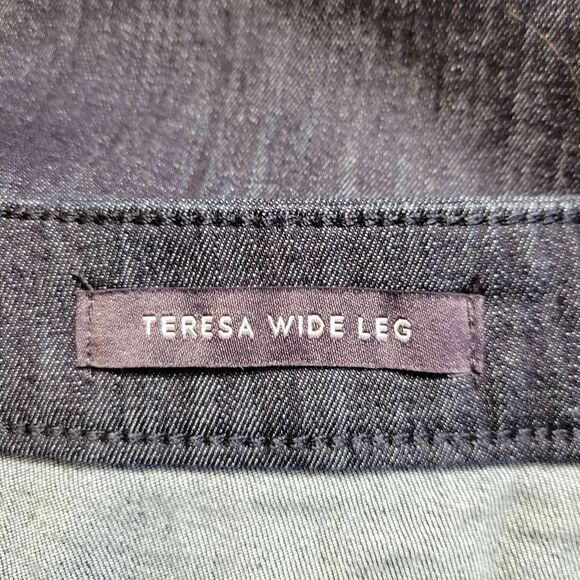 NYDJ Teresa Ankle Wide Leg Jeans with Pleats in Rinse Women's Plus Size 22W - Picture 9 of 16